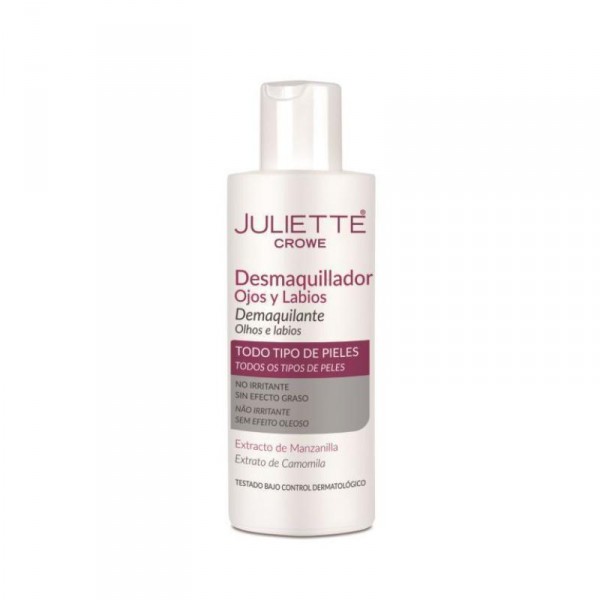 DESMAQUILLADOR JULIETTE CROWE OJOS Y LABIOS 125 ML.