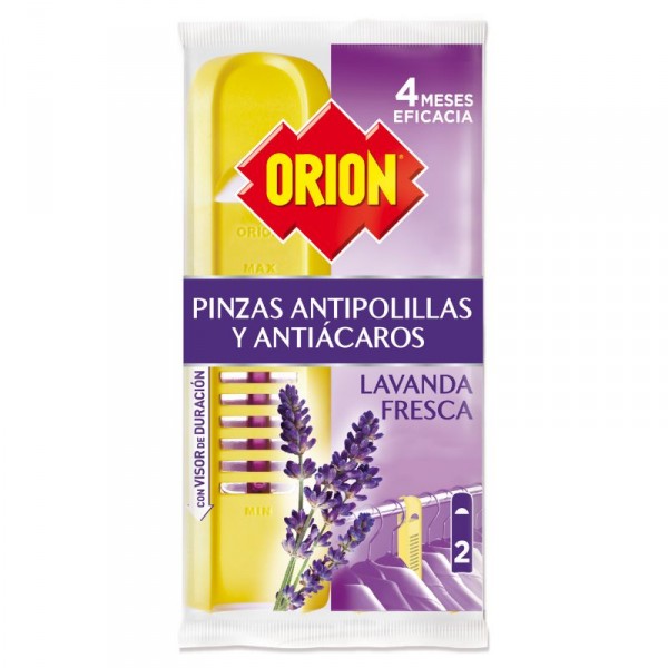 PINZA ANTIPOLILLA ORION LAVANDA DUPLO