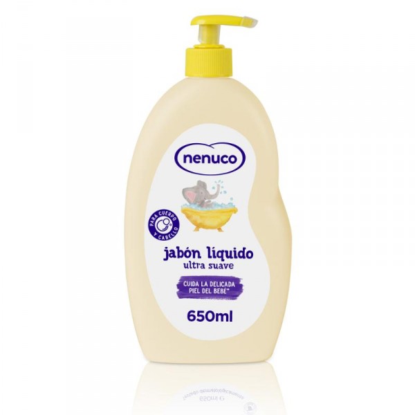 JABON NENUCO LIQUIDO ALOE AVENA PROTECT 650 ML.