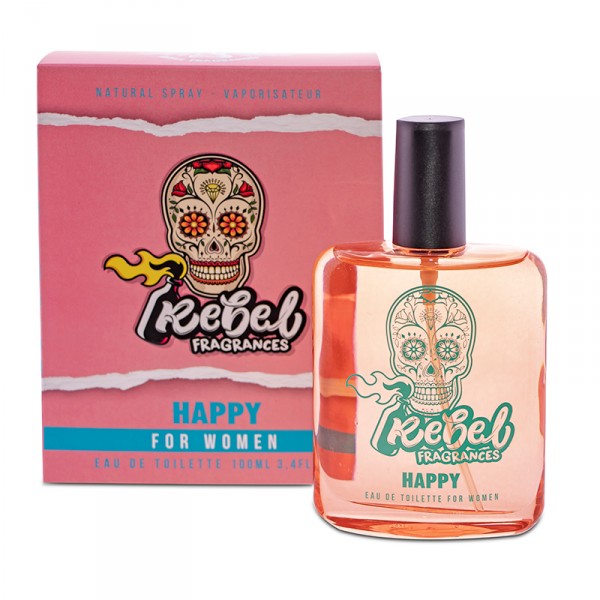 COLONIA REBEL HAPPY FOR WOMAN 100 ML.