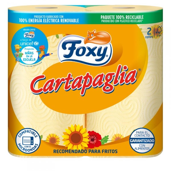 ROLLO COCINA FOXY CARTAPAGLIA RECOMENDADO FRITOS 2 ROLLOS