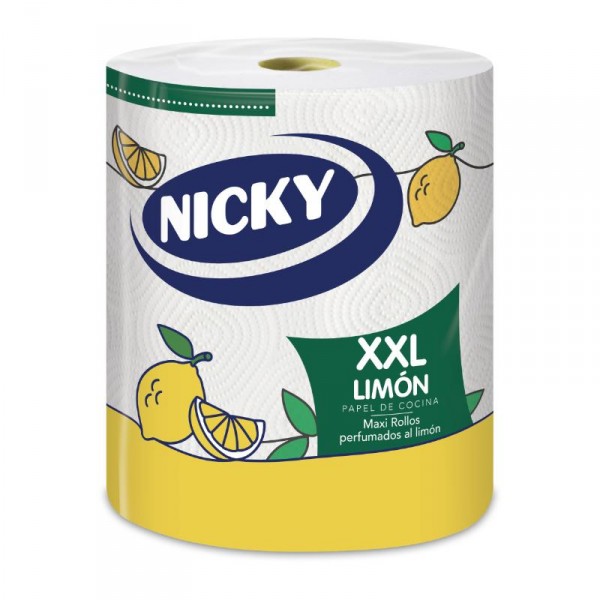ROLLO COCINA NICKY MAXI LIMON 2 CAPAS XXL 1 ROLLO
