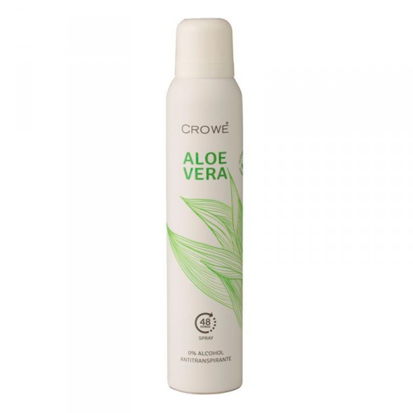 DESODORANTE CROWE ALOE VERA UNISEX 200 ML.