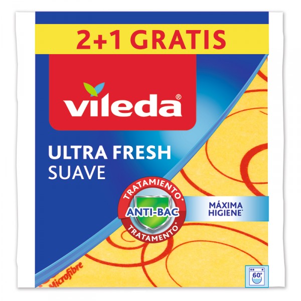 BAYETA VILEDA SUAVE PACK 2 + 1