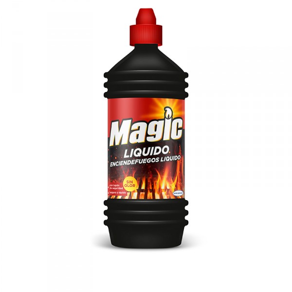 ENCIENDE FUEGO LIQUIDO MAGIC BARBACOA SIN OLOR 500 ML.