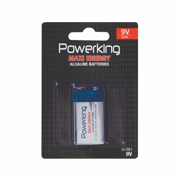 PILA POWERKING ALCALINA 6LR61 9V.UND.