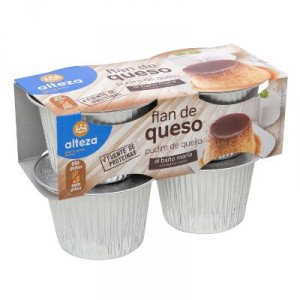 FLAN ALTEZA QUESO PACK 4 UNDS X 100 GRS