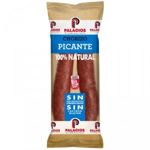 CHORIZO PALACIOS EXTRA PICANTE 250 GRS