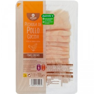 PECHUGA DE POLLO ALTEZA FINAS LONCHAS 150 GRS