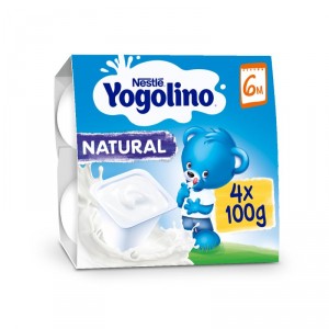 YOGOLINO NESTLE NATURAL PACK 4 UNDS X 100 GRS