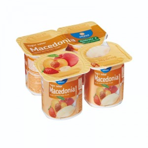 YOGUR ALTEZA SABOR MACEDONIA PACK 4 UNDS X 125 GRS