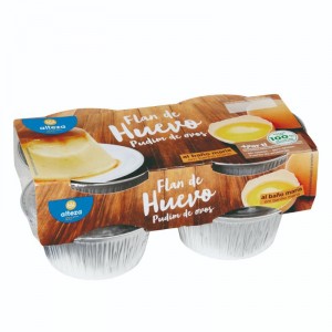 FLAN ALTEZA HUEVO PACK 4 UNDS X 100 GRS