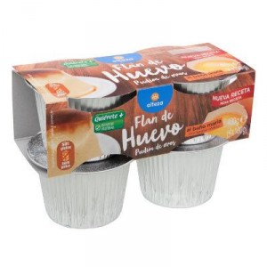 FLAN ALTEZA HUEVO PACK 4 UNDS X 100 GRS