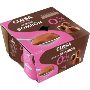CREMA BOMBON CLESA 0,7% PACK 4 UNDS X 125 GRS
