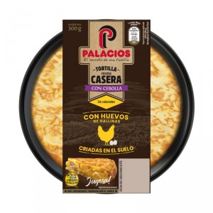 TORTILLA PALACIOS CASERA CON CEBOLLA 300 GRS