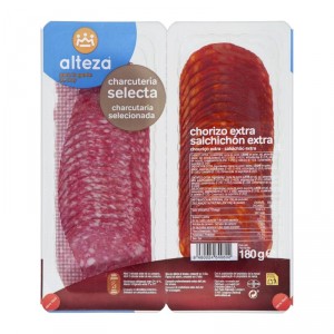 CHORIZO + SALCHICHON ALTEZA EXTRA PACK 2 UNDS X 90 GRS