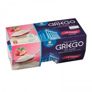 YOGUR ALTEZA GRIEGO CON FRUTAS PACK 4X125 GRS