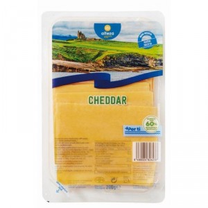 QUESO ALTEZA CHEDDAR LONCHAS 200 GRS