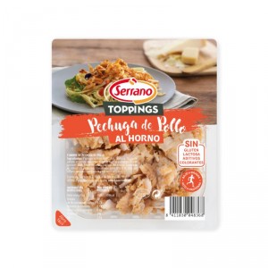TOPPING SERRANO PECHUGA DE POLLO AL HORNO 140 GRS.