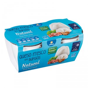 QUESO ALTEZA FRESCO TIPO BURGOS TARRINA P-2X250 GRS.