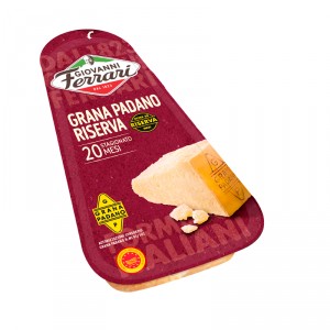 QUESO GRANA PADANO RESERVA G.FERRARI CUÑA 150 GRS.