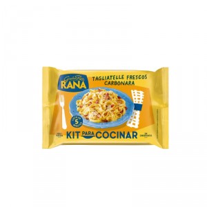 KIT RANA PARA COCINAR TAGLIATELLE FRESCOS CARBONARA 408 GRS.