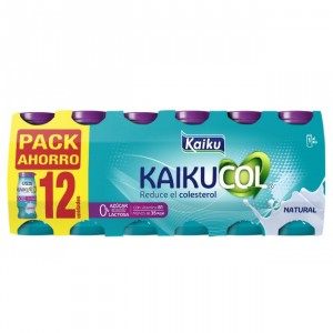 YOGUR KAIKUCOL ZERO NATURAL 12X65 ML.