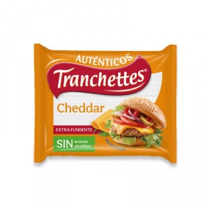 QUESO TRANCHETTES CHEDDAR 8 LONCHAS 150 GRS.