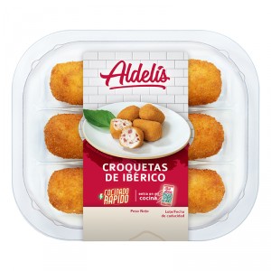 CROQUETAS ALDELIS IBERICO PREFRITAS 190 GRS.