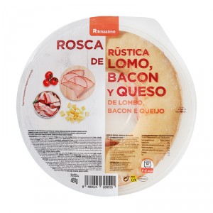 ROSCA RIKISSSIMO RUSTICA LOMO-BACON-QUESO 480 GRS.