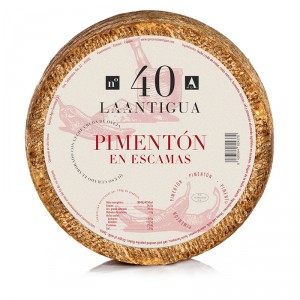 QUESO CURADO OVEJA C/ESCAMAS DE PIMENTON LA ANTIGUA, KILO