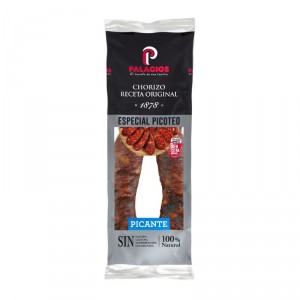 CHORIZO PALACIOS ESPECIAL PICOTEO PICANTE 425 GRS.