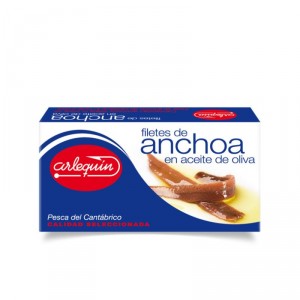 ANCHOA ARLEQUIN EN ACEITE DE OLIVA 50 GRS.29GRS.P.E.