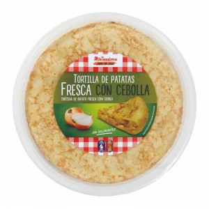 TORTILLA RIKISSSIMO FRESCA CON CEBOLLA 500 GRS.