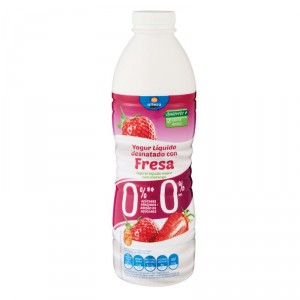 YOGUR ALTEZA LIQUIDO FRESA 0% AZUCAR AÑADIDO Y 0% M.G. LT.