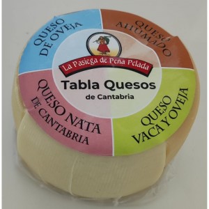 TABLA DE QUESO LA PASIEGA DE PEÑA PELADA 500 GRS. APROX.