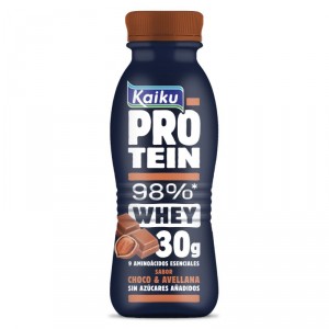 BEBIDA KAIKU PROTEIN CHOCOLATE/AVELLANA 330 ML.