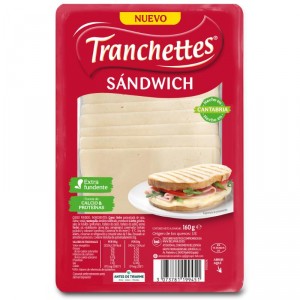 QUESO TRANCHETTES SANDWICH 8 LONCHAS 160 GRS.