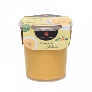 CREMA SANTA TERESA POLLO CON VERDURAS 400 ML.