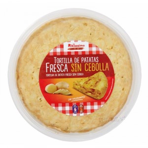 TORTILLA RIKISSSIMO FRESCA SIN CEBOLLA 500 GRS.