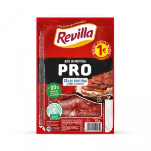 CHORIZO REVILLA PRO ALTO EN PROTEINA LONCHAS 65 GRS.