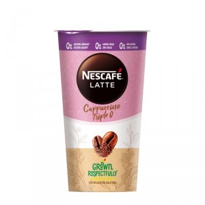 CAFE NESCAFE LATTE CAPPUCCINO ZERO SIN LACTOSA 205 ML.