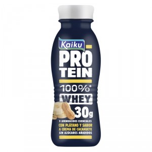 BEBIDA KAIKU PROTEIN PLATANO CACAHUETE 330 ML
