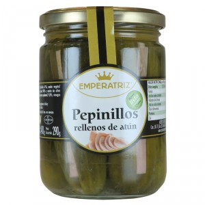 PEPINILLO RELLENO ATUN EMPERATRIZ AC.OL.460 GRS,290 GRS P.E.