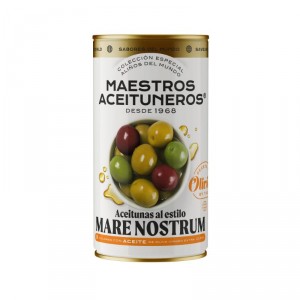 ACEITUNA MAESTR.ACEITUNEROS REC.MARE NOSTRUM 320GR.150GR PE