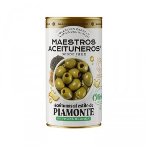 ACEITUNA MAESTR.ACEITUNEROS REC.PIAMONTE 320GR.150GR PE