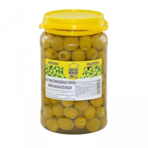 ACEITUNA SANTOS MORENO MANZANILL.S/HUESO GA.1,5KG,650GR PE