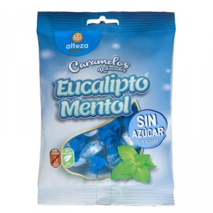 CARAMELO ALTEZA EUCALIPTO MENTOL SIN AZUCAR 90 GRS