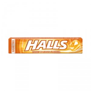 HALLS MIEL LIMON SIN AZUCAR 32GR.