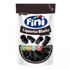 REGALIZ FINI TACO NEGRO BOLSA 180 GRS.